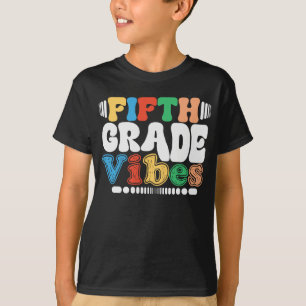 Camiseta Quinto Grau Vibes Engraçado De Volta À 5