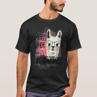 Camiseta Quinto Professor de 5º Ano É Llamazing Llama