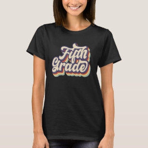 Camiseta Quinto Quinto Quadrado do Grupo do Grau 5 de Volta