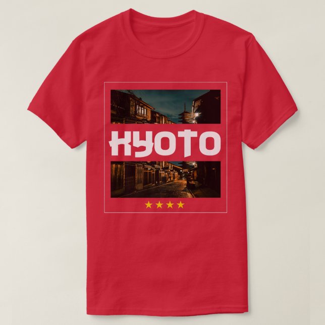 Camiseta Quioto do Japão (Frente do Design)