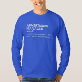 Camiseta Quirky Marketing Manager