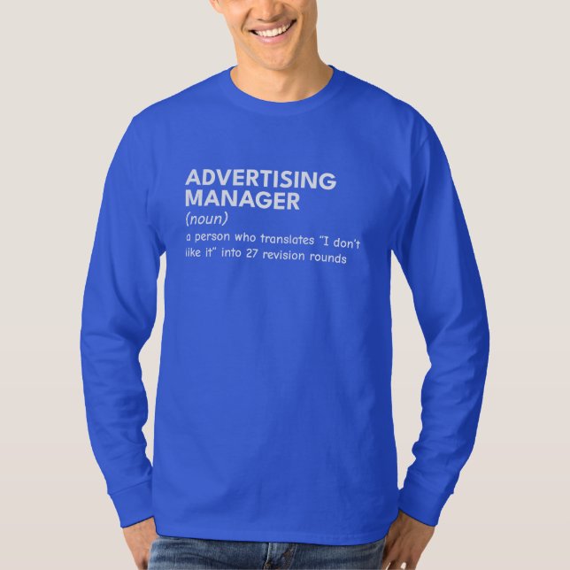 Camiseta Quirky Marketing Manager (Frente)