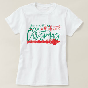 Camiseta Quiroprática Natal Bem Ajustada