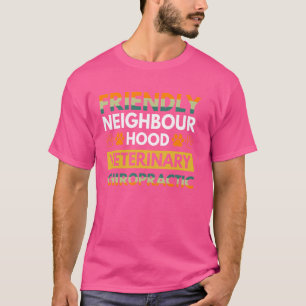 Camiseta Quiroprática Veterinária Amigável