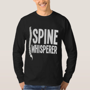 Camiseta Quiropraxista Médico de Costas Quiropraxia Espinha