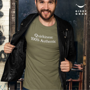 Camiseta Quitação de Caracteres Engraçado Autenticado: 100%
