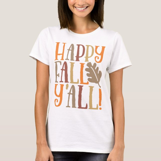 Camiseta Quitação Feliz de Todos Vocês Bonita Dizendo em Co (Frente)