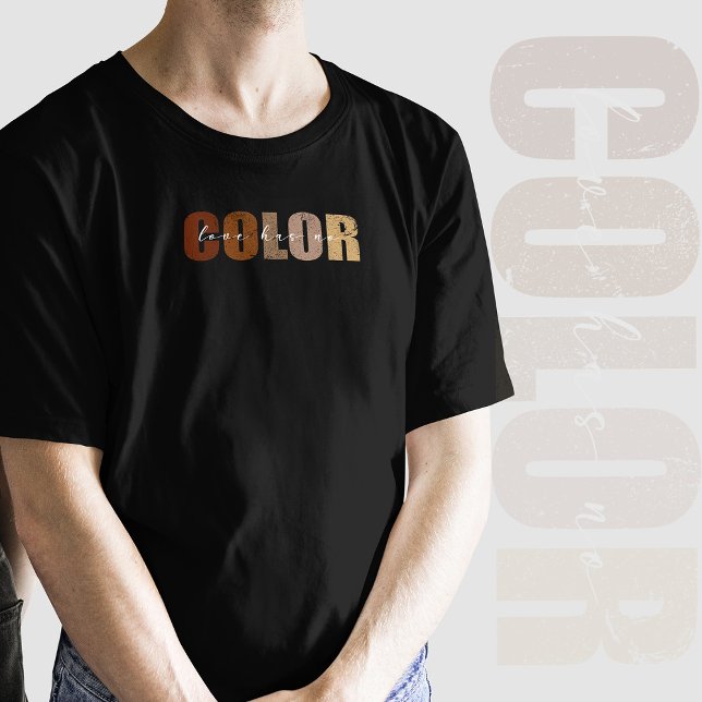 Camiseta Quitação pela igualdade, amor não tem cor, anti-ra (Criador carregado)