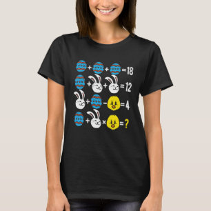 Camiseta Quiz de Ordem de Operações da Páscoa Professor de