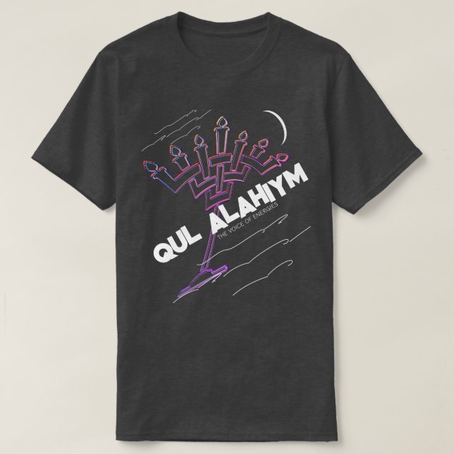 Camiseta Qul Alahiym Dark Tee (Frente do Design)
