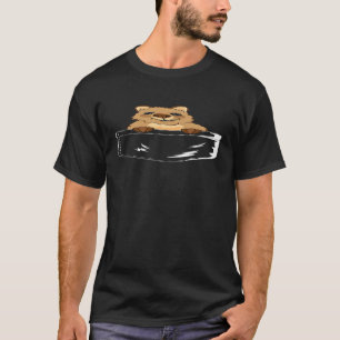 Camiseta Quokka Baby Em Pocket Cute Happy Australiana Anim