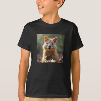 Camiseta Quokka sorridente - Animais Bons