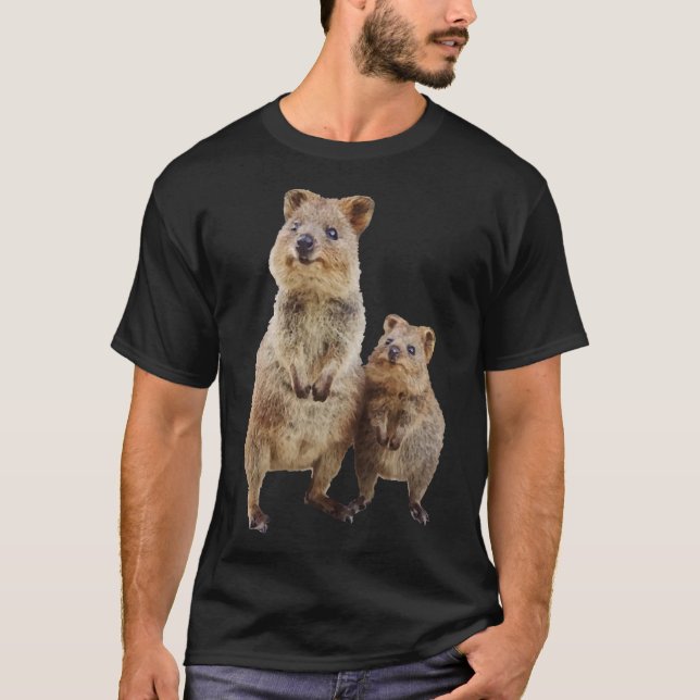 Camiseta Quokka with Baby Cute Australian Teddy Bear Essent (Frente)