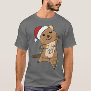 Camiseta Quoky Natal Animais Fadas Luzes de Fada Wi