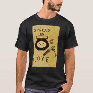 Camiseta &quot;Espalhar o amor e a cota; marmite design Cla