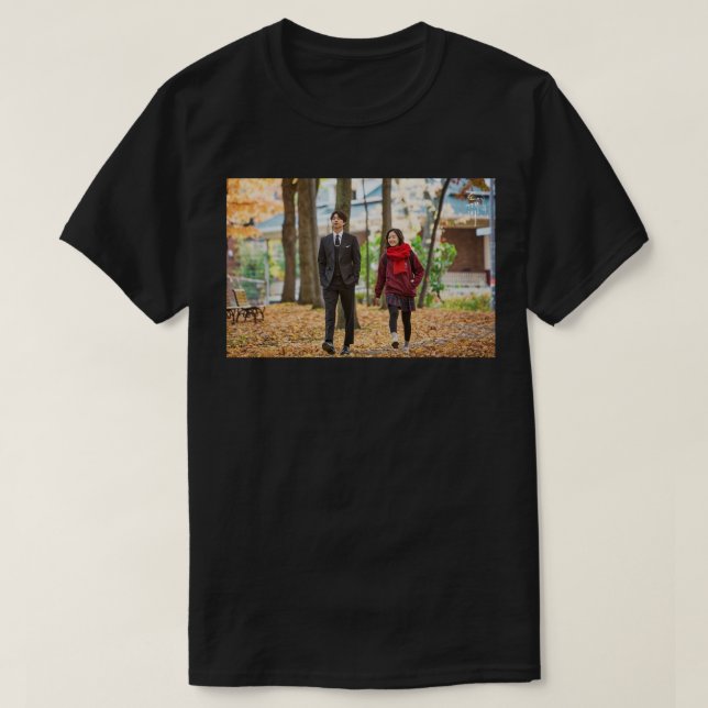Camiseta &quot;Goblin&quot; kdrama, gong yoo, kim go eun Ru (Frente do Design)