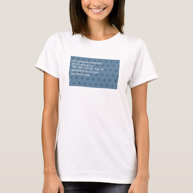 Camiseta quote (Frente)