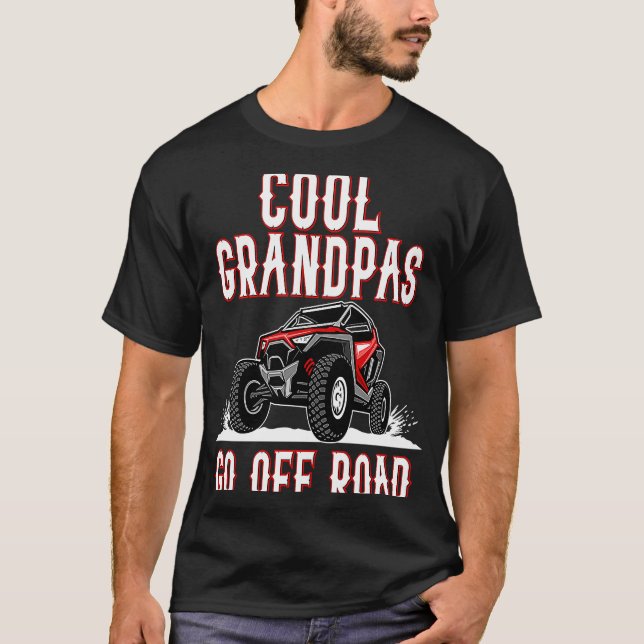 Camiseta Quote Cool Grandpas Go Road UTV 4  Wheeler (Frente)