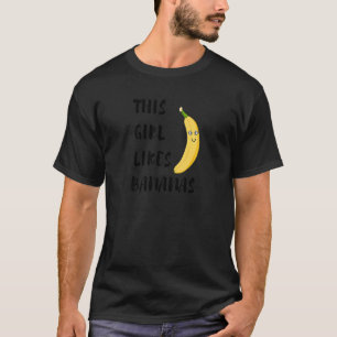 Camiseta Quote Irônico sobre Bananas Frutas Saudáveis Exóti