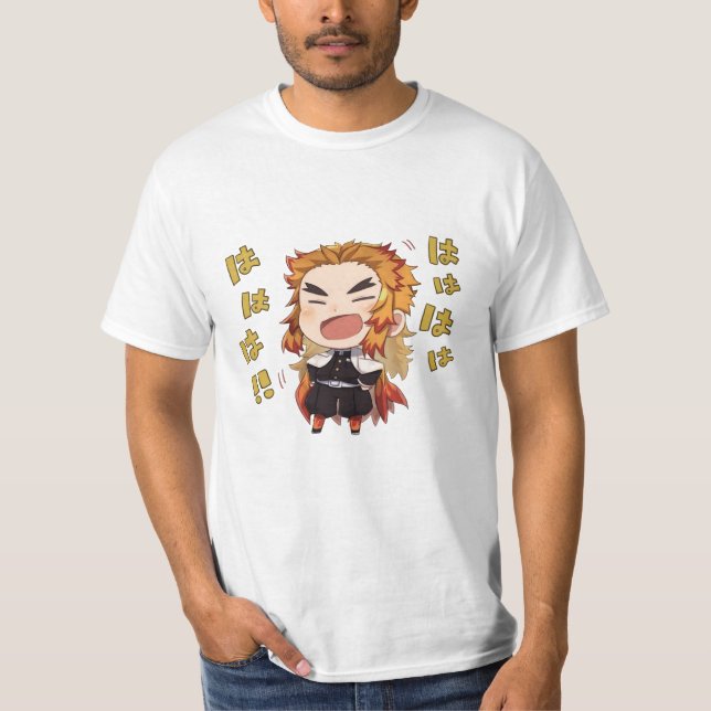 Camiseta Quote kyojuro rengoku (Frente)