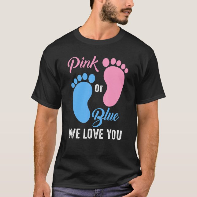 Camiseta Quote Team Boy Girl Gender Reveal (Frente)