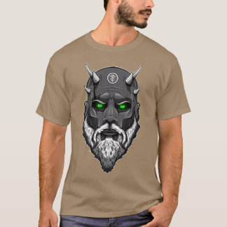 Camiseta quotSIXX HORNquot O Viking do Demônio