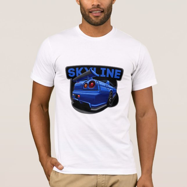 Camiseta R34 Skyline GTR (Frente)
