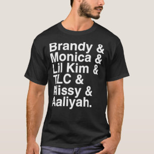 Camiseta R&amp de 90;B T-Shirt Ajustado relaxado