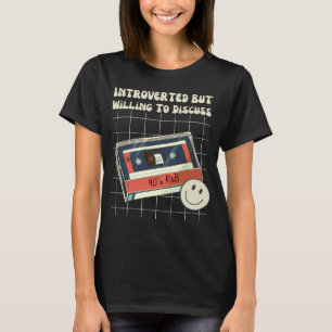 Camiseta R&B da década de 90 introvertido mas disposto a di