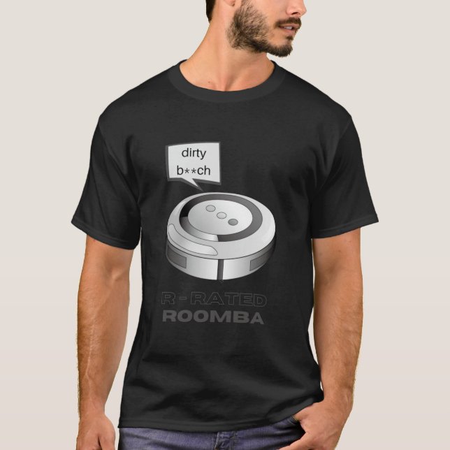 Camiseta R classificado como Roomba Classic (Frente)