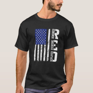 Camiseta R E D Sexta-feira Distorcida Sinalizador dos EUA L