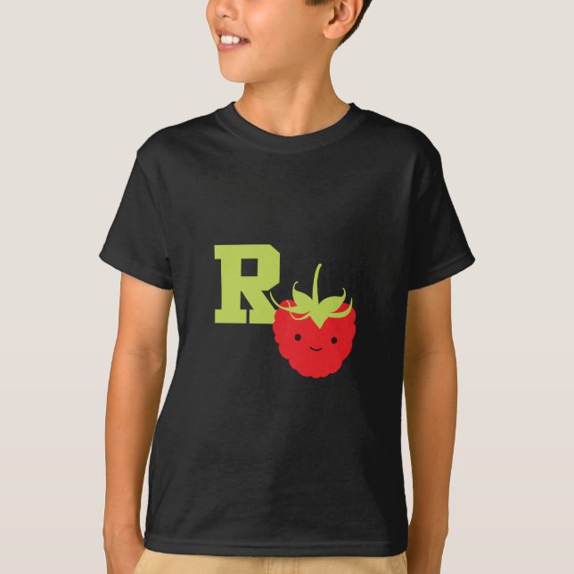 Camiseta R é para framboesa (Frente)