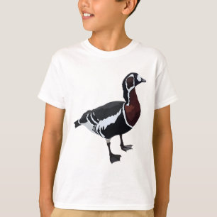 Camiseta R é para o ganso rochoso vermelho