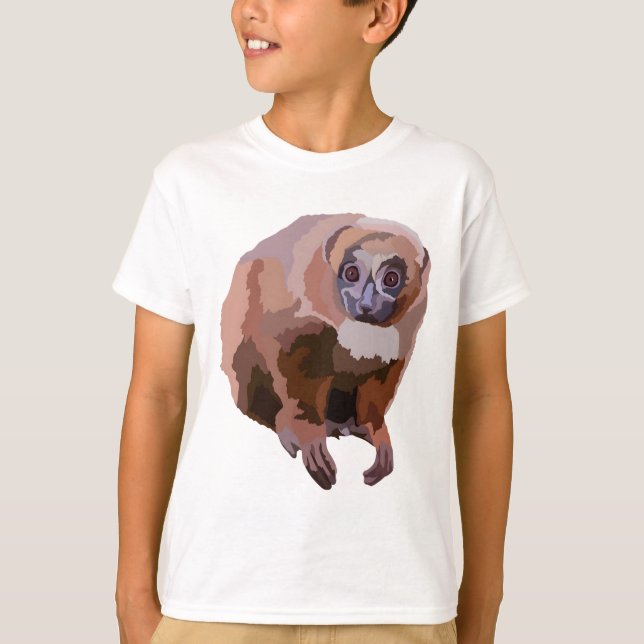 Camiseta R é para o Lemur Vermelho (Frente)