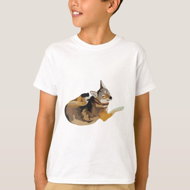 Camiseta R é para o Lobo Vermelho (Frente)