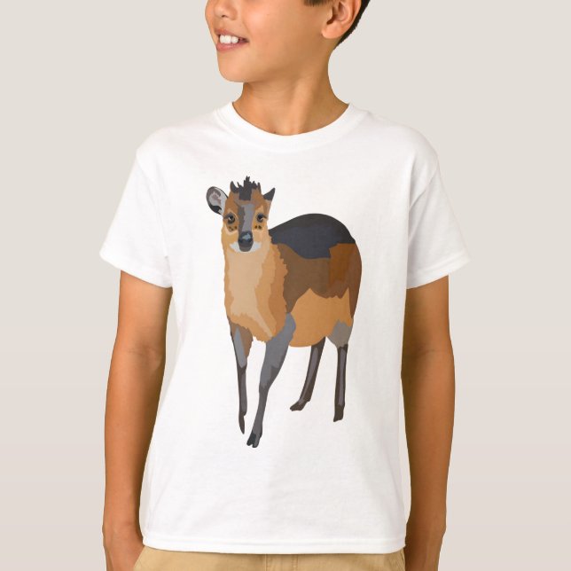 Camiseta R é para Red Flanked Duiker (Frente)