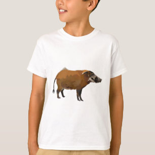 Camiseta R é para Red River Hog