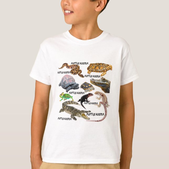 Camiseta R é para Reptile Keeper (Frente)