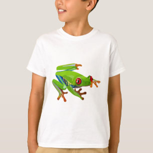 Camiseta R é para Sapo de Árvore de Olhos Vermelhos