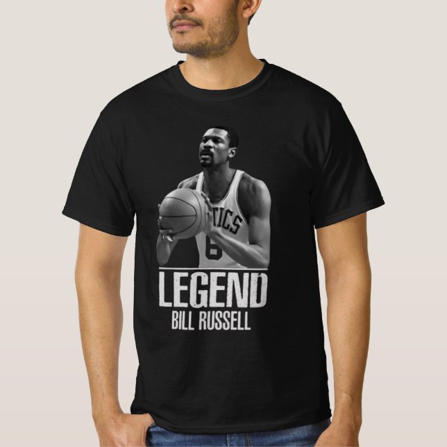 Camiseta R.I. Basball Boston Bill Russell (Frente)