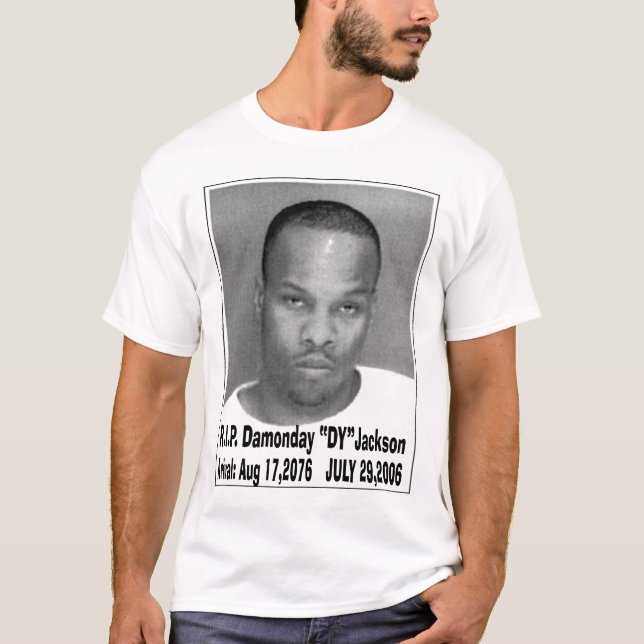 Camiseta R.I.P. Damonday "DY" / "Do You" Jackson (Frente)