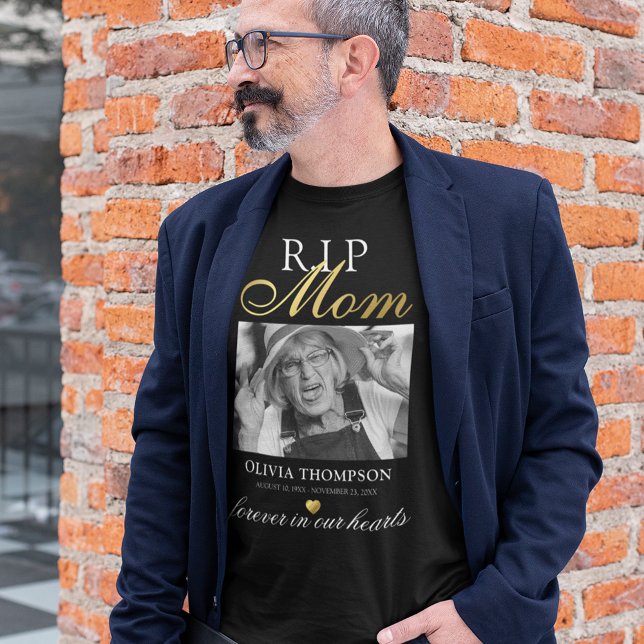 Camiseta R.I.P Mãe Foto Memorial T-Shirt (Criador carregado)