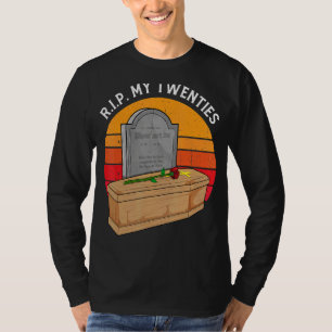 Camiseta R I P Meus Vinte e aniversário de 30 anos Mileston