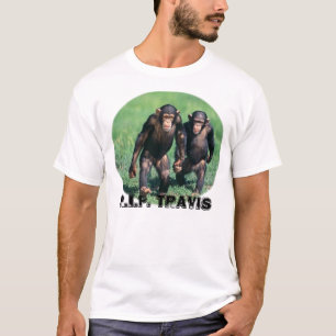 Camiseta R.I.P. Travis o chimpanzé