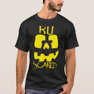 Camiseta R U Assustado Halloween Jack o' lanterna face