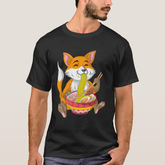 Camiseta rã alimentar de raposa (Frente)