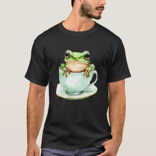 Camiseta Rã - Anfíbio - Rã Engraçada Fofa - Produtos de Rã