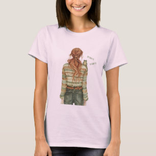 Camiseta Rã Coaxar Ruiva Feminina