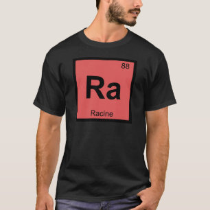 Camiseta Ra - Racine Wisconsin Química Tabela Periódica