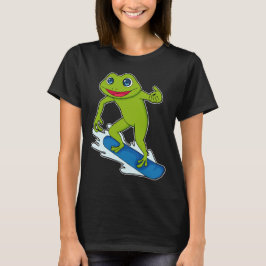 Camiseta Rã Snowboarder Snowboard